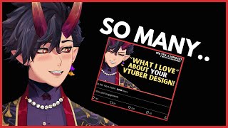 SO MANY BEAUTIFUL DESIGNS... // VTuber Character Reviews - What I Love About YOUR Model! #vtuber
