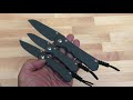 Exclusive Chris Reeve Inkosi Blacked Out!  Small and Large Inkosi!  New!