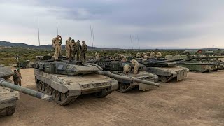 NATO || German, Norwegian, Dutch Armies Use Leopard Tanks in Joint Exercises in Sardinia