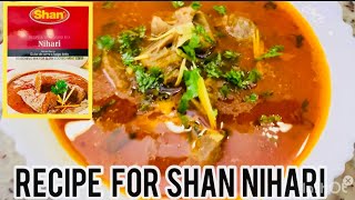 SHAN MUTTON NIHARI RECIPE | EASY RECIPE | SHAN MASALA | MUST TRY