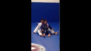 Practicing at Gracie Barra west island