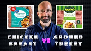 Chicken Breast vs. Lean Ground Turkey: The Ultimate Protein Battle! 🍗🦃💪