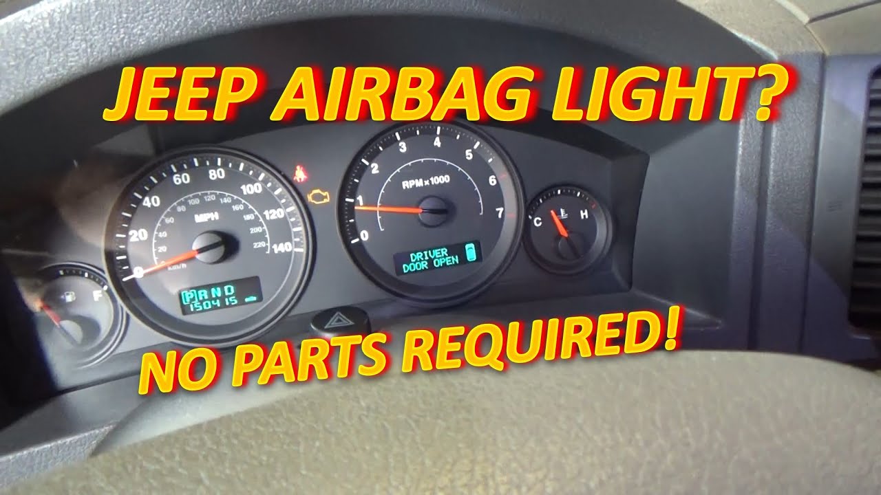 Jeep Wrangler Airbag Warning Light