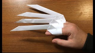 How to make a PAPER CLAWS | #Claws out of paper - Easy Tutorial