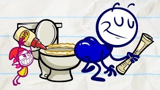 Pencilmate's Funny Pranks! | Animated Cartoons Characters | Animated Short Films
