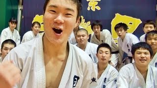 オス！目黒学院高校 空手部！High school karate with Naka shihan, 20min version