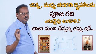 Vasthu Satyanarayana About Pooja Room Vasthu | #Pooja Gadhi | పూజ గది వాస్తు | MY DESITNY