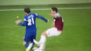 West Ham Red Card vs Chelsea NEVER A RED
