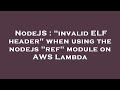 NodeJS : 