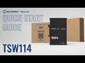 TSW114 - Gigabitowy przełącznik na szynę Din | Szybki przewodnik