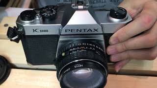 แนะนำการใช้งานกล้องฟิล์ม Pentax K1000