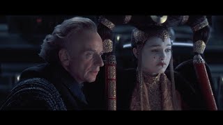 Star Wars Episode I - The Phantom Menace. Palpatine's Manipulations. 4K ULTRA HD