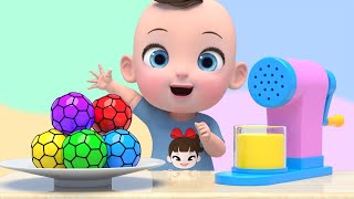 Finger Family Learn Color Song! | Wheels On The Bus Nursery Rhymes Playground | Baby & Kids Songs