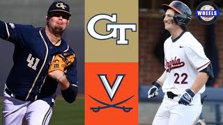 #22 Georgia Tech vs #4 Virginia Highlights (Great Game!) | 2022 College Baseball Highlights