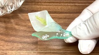 【UVレジン　プラ板　100均】母の日プレゼント　花・カラーのブローチ作ってみました💛 Shrink plastic ＆resin Color lily brooch