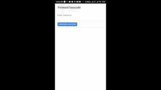 Native geocoder plugin in ionic capacitor app for forward geocoding