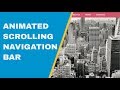 Animated Scrolling Navigation Bar | HTML & CSS / jQuery | GridDev