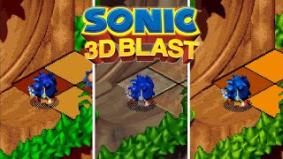 Sonic 3D Blast - Versions Comparison - Sega Genesis, Saturn and Windows