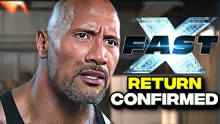 FAST X: Dwayne Johnson's Return CONFIRMED! | The Rock's Future in Fast & Furious!