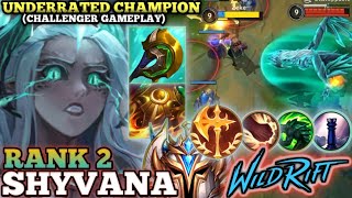 SHYVANA ANNOYING SEMI TANK DAMAGE! META BUILD - TOP 2 GLOBAL SHYVANA BY with her forever - WILD RIFT
