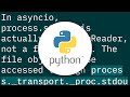 Connect two processes started with asyncio.subprocess.create_subprocess_exec()