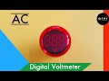 Digital Voltmeter | Mini Digital Voltmeter for Electrical Switch Boards.