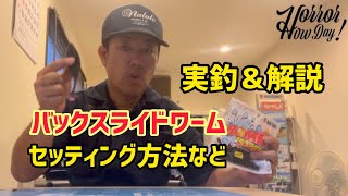 【バス釣り】今が旬！S字スライドセッティング方法!バックスライドワームはこれだ！