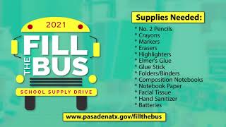 Fill the Bus Promo 2021