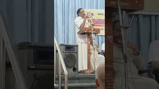 Poet Prof. V. Madhusoodanan Nair is singing അച്ഛൻ പിറന്ന വീട്