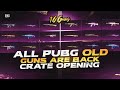 😱16 UPGRADE GUNS ARE BACK - CRATE OPENING PUBG