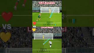 who is your best?messi vs Ronaldo?💛vs❤?#viral#penalty#efootball#shorts