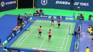 20150717TAIPEI OPEN QF WD Putri普忒利+Bernadeth 貝娜黛絲 (INA)vs黃雅瓊+馬晉 (CHN)2-2