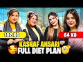 Kashaf Ansari Full Diet Plan 😍 102kg To 64kg full Journey 😱