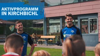 "Bundesliga bewegt" in Kirchbichl | Spontaner Besuch von den Profis