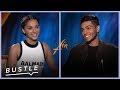 Naomi Scott & Mena Massoud Play Disney Movie Trivia | Bustle Cuts