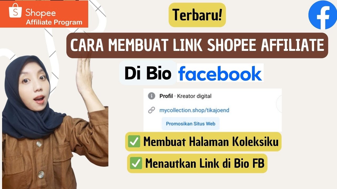 Cara Membuat Link Shopee Affiliate Di Bio Facebook Cara Menautkan