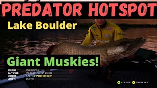 Predator Hotspot Lake Boulder - Catch Giant Muskies! - Fishing Sim World Pro Tour 2020