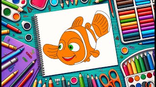 Nemo Coloring Page | Underwater Adventures with The Coloring Crews