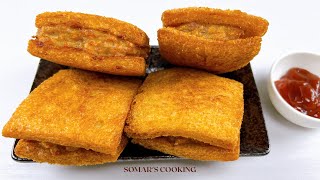 Shrimp and Pork Toast Recipe - របៀបធ្វើនំបុ័ងចៀនស្រួយ