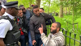Police called on Mohammed Hijab!? Mohammed Hijab Vs Christians | Speakers Corner | Hyde Park