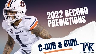 TWR Shorts: B-Will and C-Dub predict Auburn's schedule! Boss it up, Toss it up, or Loss it up!