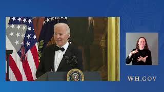 President Biden and the First Lady Host the Kennedy Center Honorees Reception