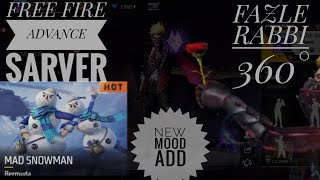 FREE🍅 FIRE ADVANCE🎁 SARVER ☠️ NEW MOOD ADD. 😌 MAD SNOWMAN 🎃