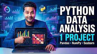 Learn Python Data Analysis in 1 Project | Pandas, Numpy, Seaborn Step by Step