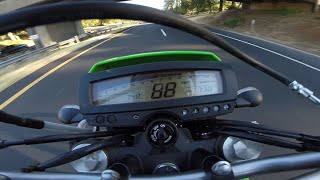 How does the 2025 KLX 300 handle the Highway, Freeway, Interstate | 2025 KLX 300 vs CRF250L