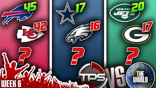 2022 NFL Week 6 PICKS, PREDICTIONS & PRIZES! TPS vs THE WORLD!!!