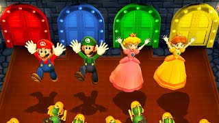 Mario Party 9 Minigames - Mario Vs Peach Vs Luigi Vs Daisy (Master Difficulty)