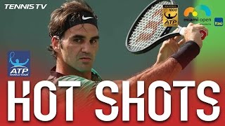Hot Shot: Federer Bamboozles With Looping Backhand At Miami 2017