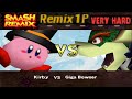 Smash Remix - Classic Mode Remix 1P Gameplay with Magic Hat Kirby (VERY HARD)