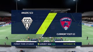 FIFA 22 | Angers SCO vs Clermont Foot 63 - Ligue 1 Uber Eats | Gameplay